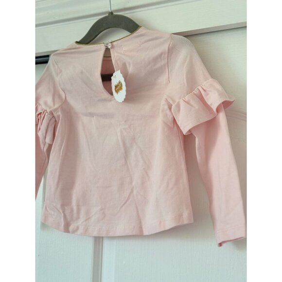 Mud Pie Small (12-18M) "I Love Unicorns" Long Sleeve Tee Pink Cotton/Spandex Ruf - Picture 11 of 11